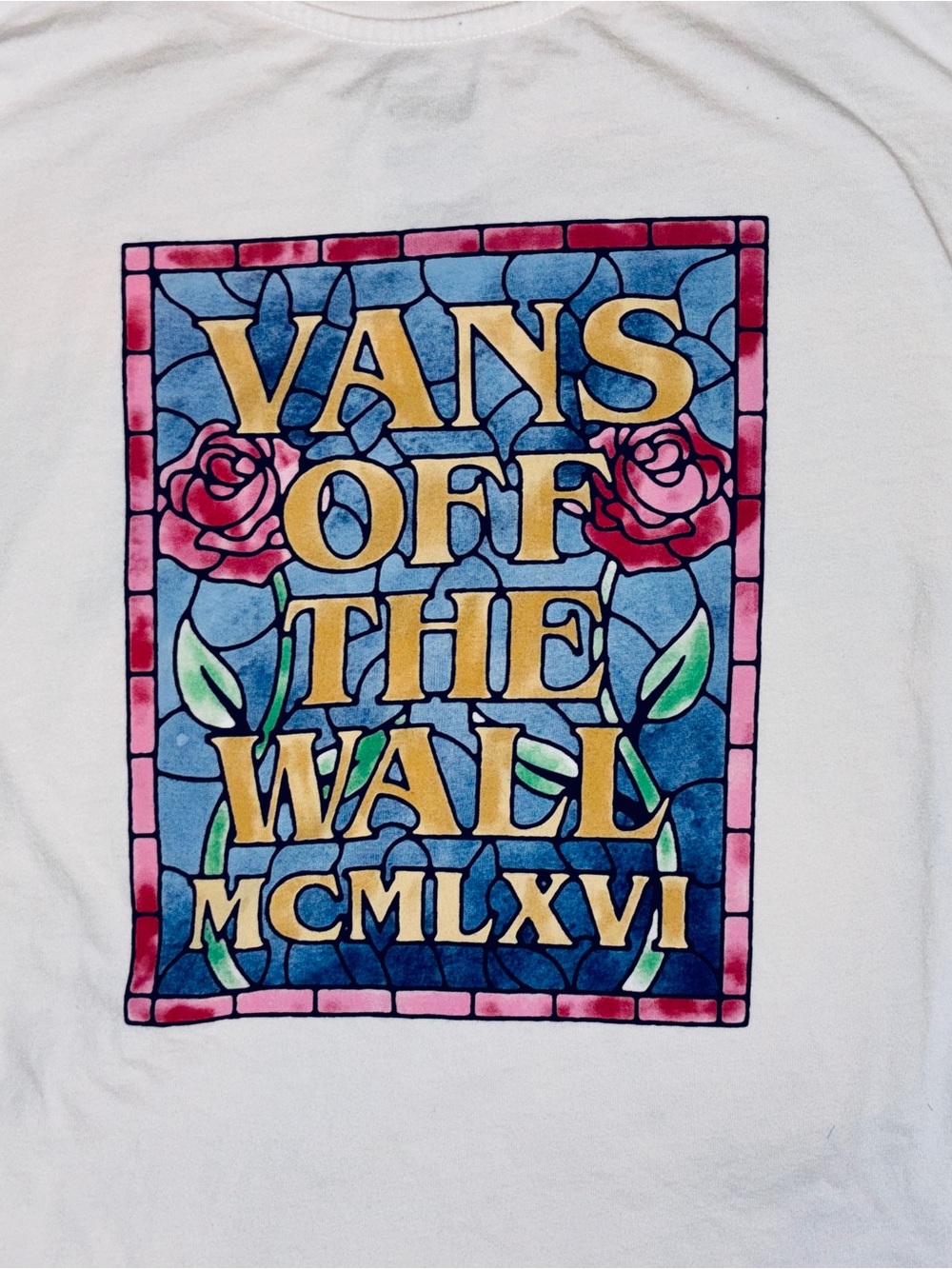 Vans “Stained Rose” Long sleeve
size Small